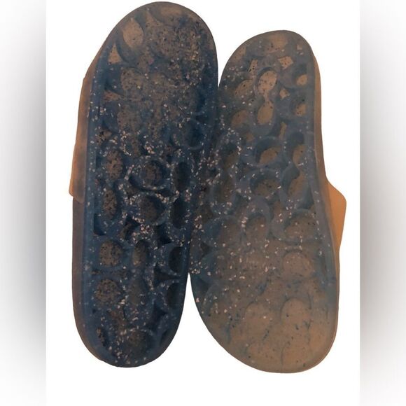 Coach Uylssa Jelly Pool Slide Sandals Cool Speckled Blue Size 6 - Picture 5 of 7